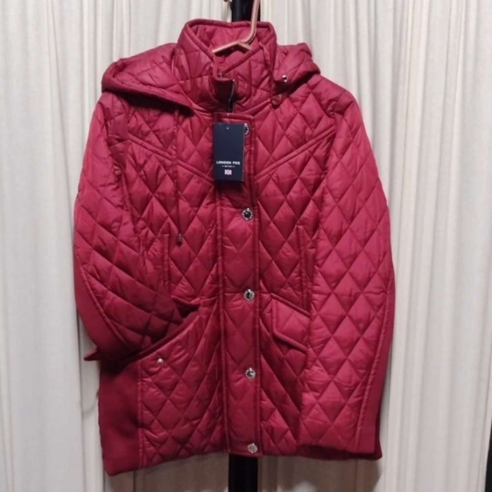 NWT  red London fog winter jacket. Size small